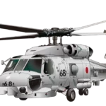 【海上自衛隊】SH-60K(航空機)の無料イラスト。