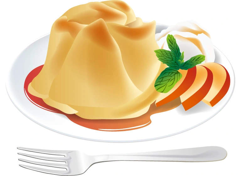 【アメリカのスイーツ】アップルダンプリング (Apple Dumpling) のイラスト